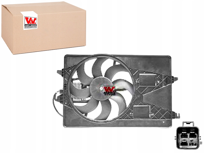 фото №1, Van1828747 вентилятор радиатора с корпус ford m