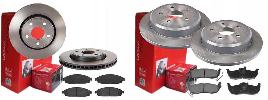 фото №1, Гальмівні диски гальмівні колодки p+t brembo jeep commander
