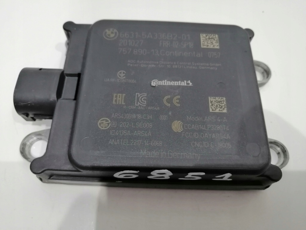 фото №1, Радар датчик distronic bmw 6631-5a336b2-01