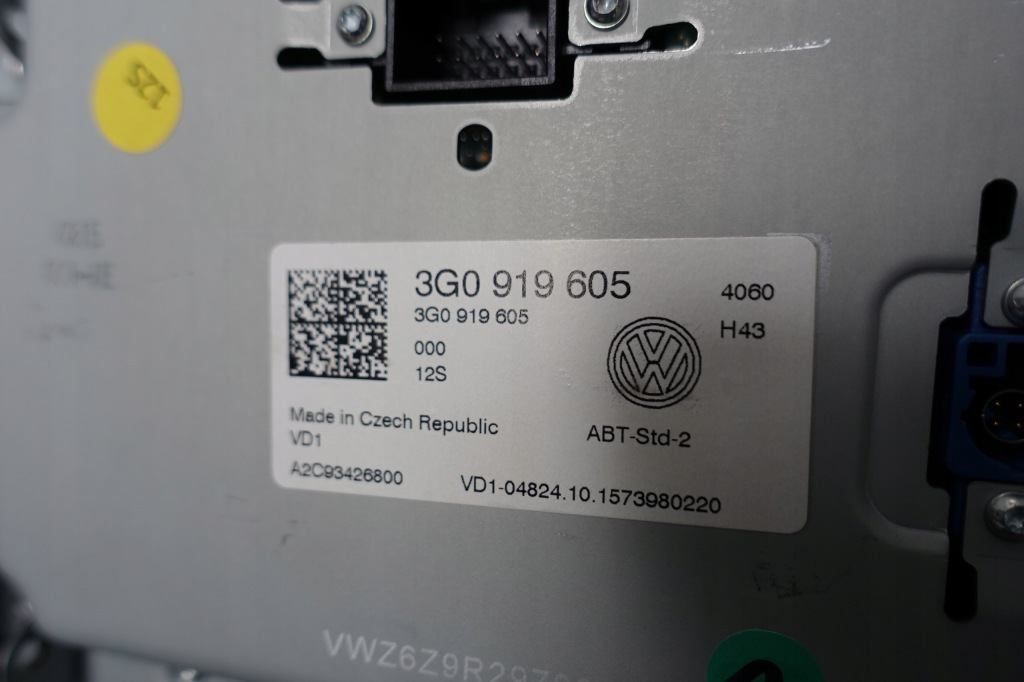 фото №5, Vw golf vii sportsvan passat b8 радио дисплей экран монитор панель eu