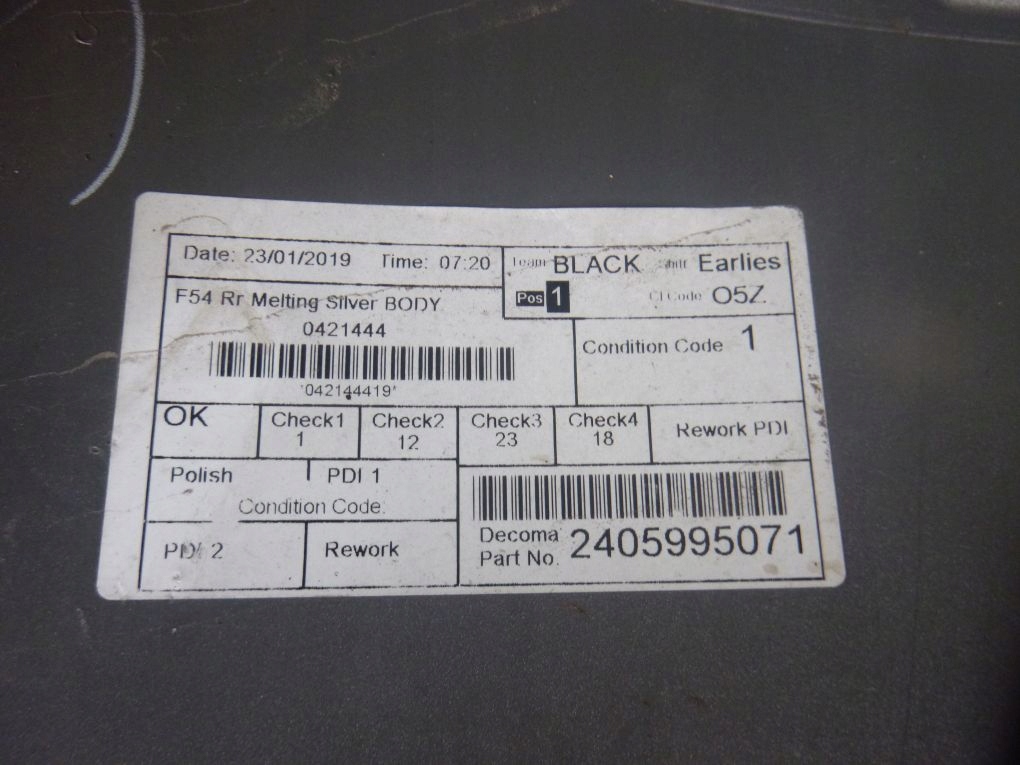 фото №7, Mini clubman f54 бампер задній