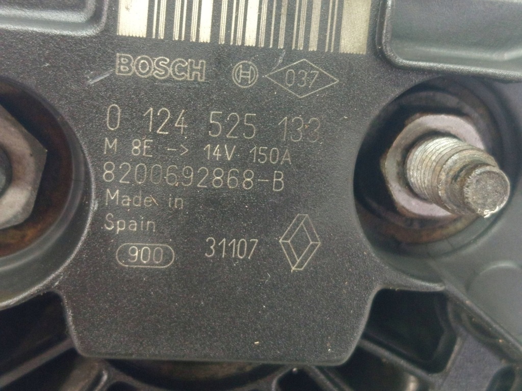 Генератор renault master movano 2.5 dci 8200692868b Зі Шроту