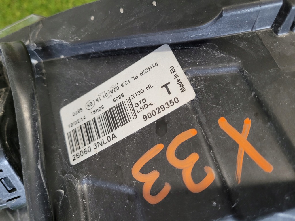 фото №9, Лампа левая nissan leaf i 1 lift фара левый