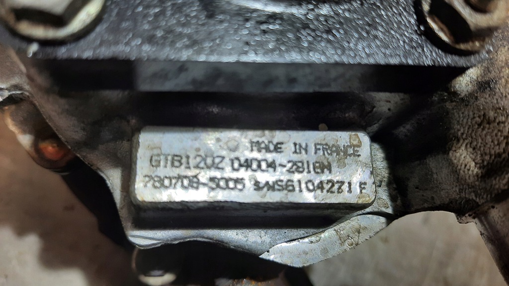 фото №9, Турбонагнетатель 04004-2810n toyota corolla e15 1.4