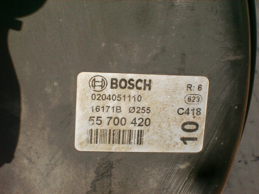 фото №12, Підсилювач гальм гальмівні бачок fiat grande punto 5 двері 1.4b 55700420