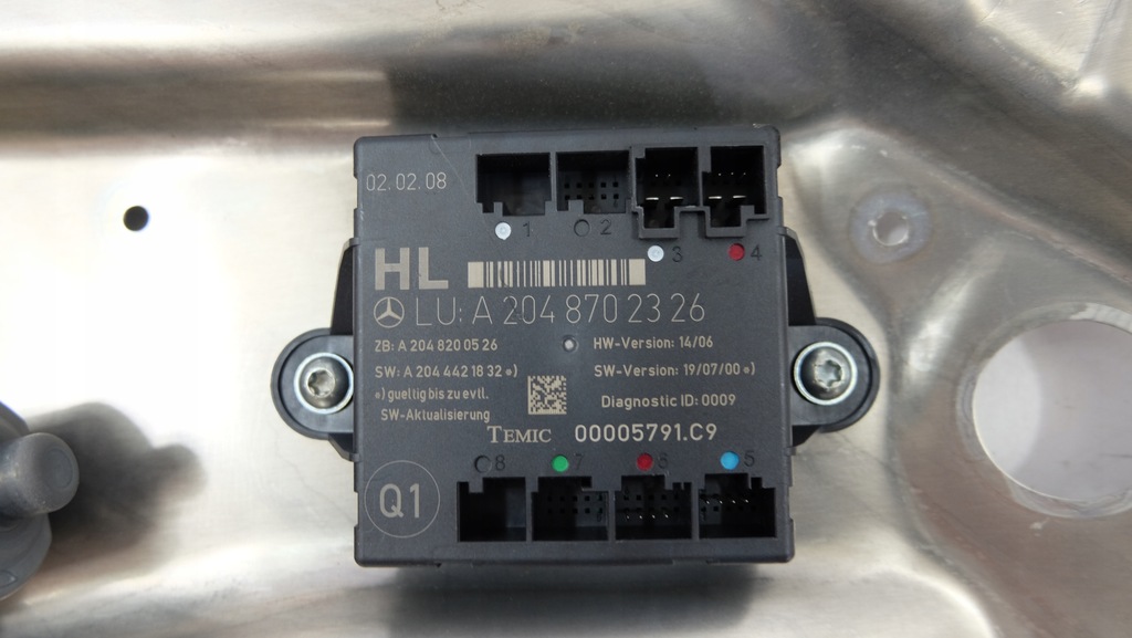 фото №6, Mercedes w204 механизм стекло левый задняя