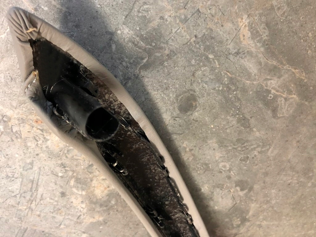 фото №9, Ручка кронштейн двері шкіра grey сіра 51416970169 do bmw x5 e70 x6 e71 e72