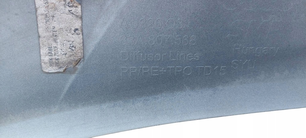 Audi q3 ii спойлер накладка бампера задня 2018- 83a807568 Недорого