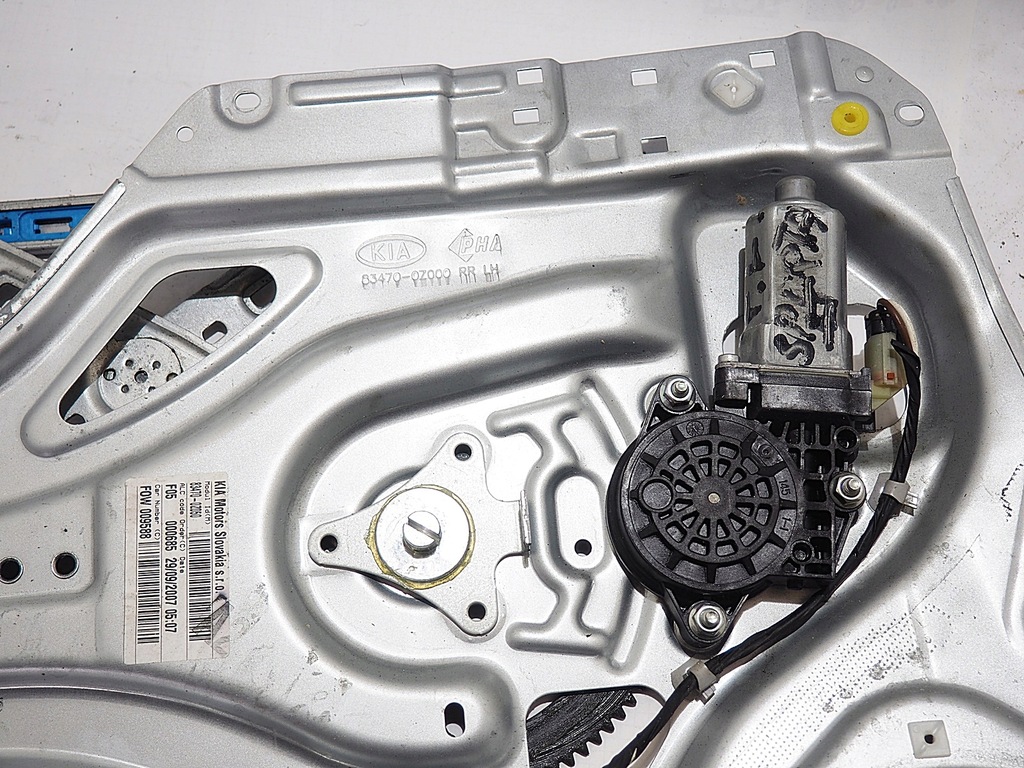 фото №12, Sportage ii підйомник скло лівий задня kompletny