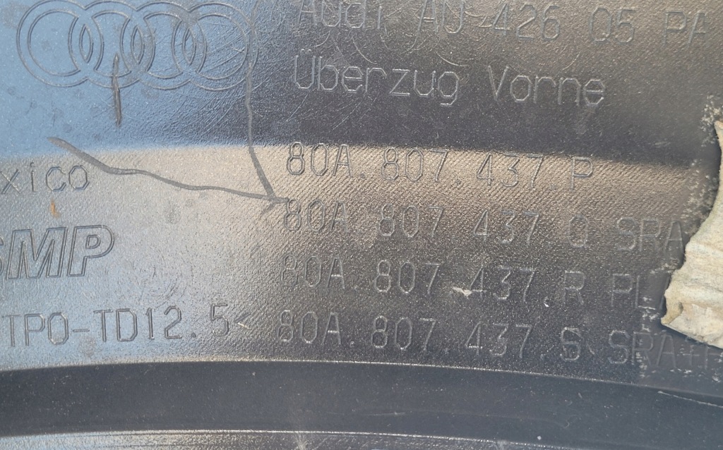 Audi q5 80a s-line lift 20-23 бампер 80a807437p Недорого