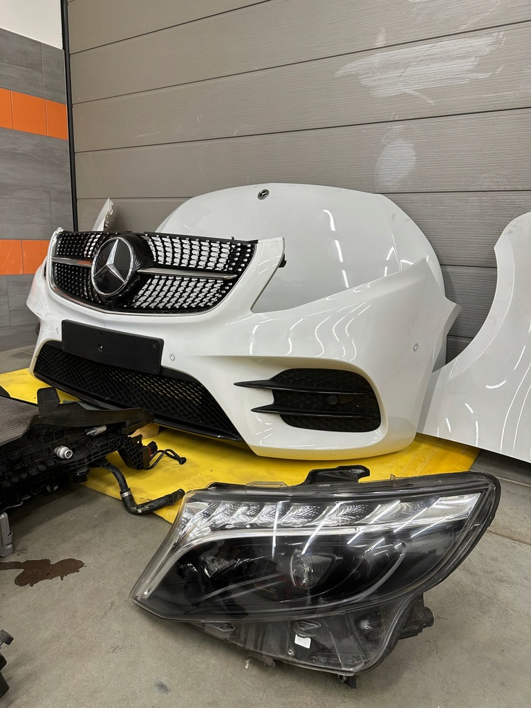 фото №10, Перед kompletny v-klasa w447 amg lift idealny бампер цвет 9134