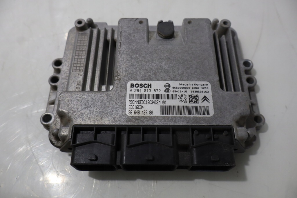 фото №1, Бортовой компьютер двигателя citroen berlingo ii 1.6hdi