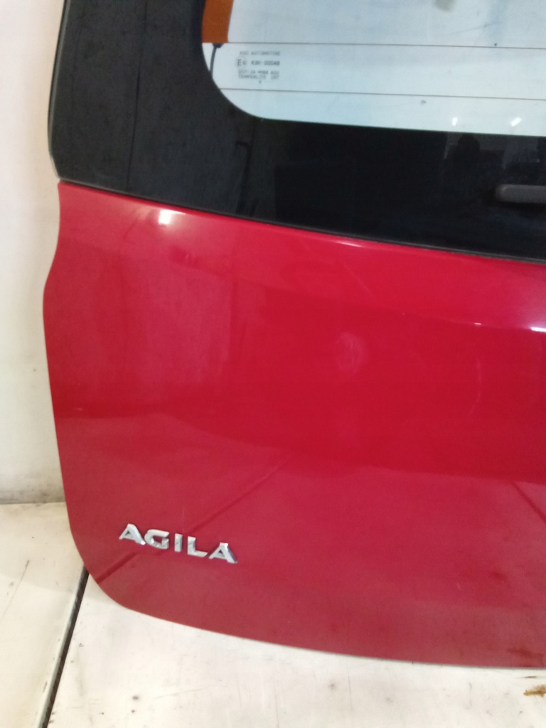 фото №4, I76 крышка багажника багажника opel agila b красный
