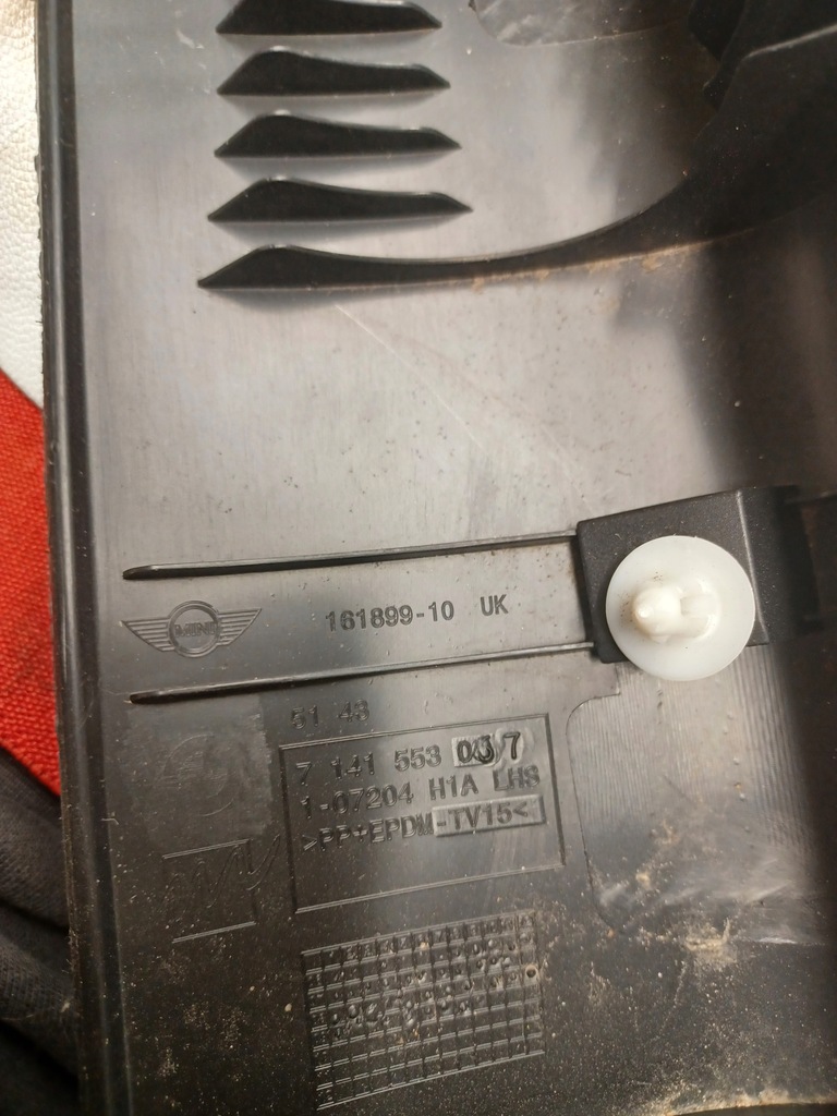 фото №11, Mini r56 r55 s захист стійка обшивка ручка стельовий козирок комплект