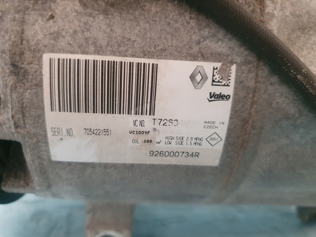 фото №5, Насос кондиционера renault captur i 0,9 tce