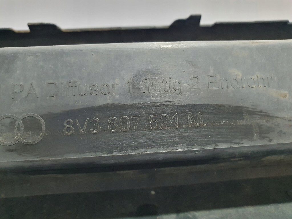 фото №12, Audi a3 8v спойлер спойлер нижний бампера диффузор задняя 8v3807521m super состояние