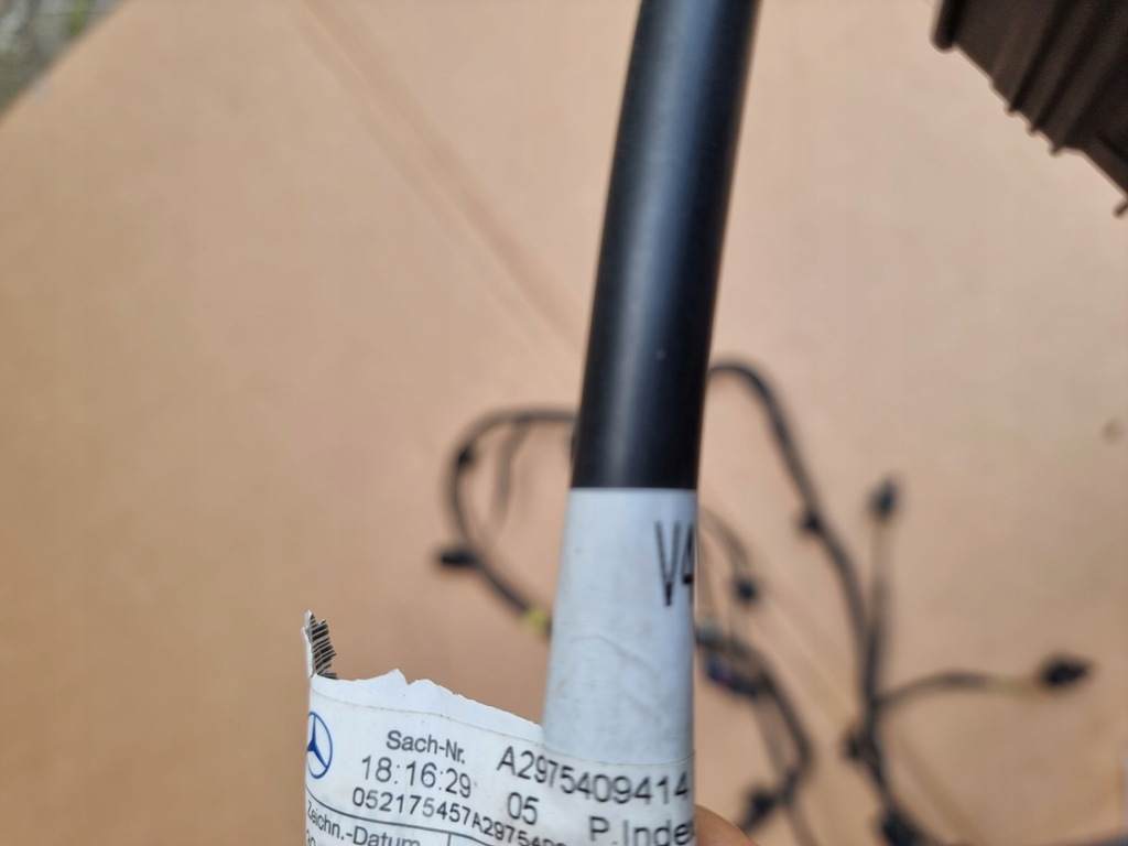 фото №5, Mercedes benz eqs w297 джгут pdc електропроводка бампера перед a2975409414