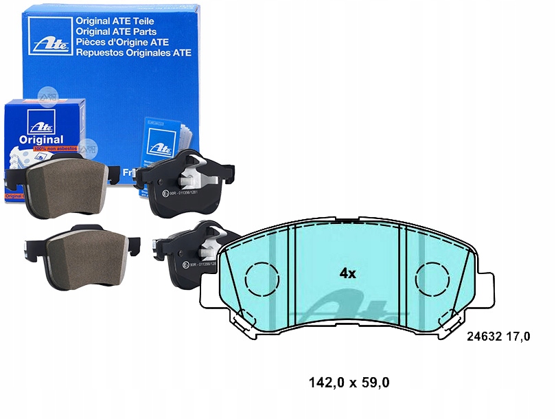 фото №1, Тормозные колодки тормозные керамические nissan maxima vii qash