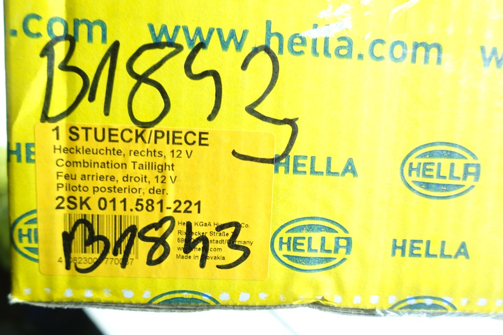 фото №8, Лампа задняя правая mercedes vito w447 a4478201264 2sk011581-221 hella