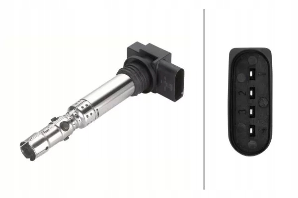 Купити Котушка запалювання vw polo 1,2 05- hella