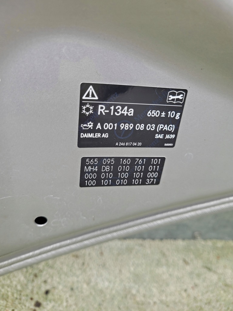 фото №9, Капот mercedes b-klasa w246 2011-18