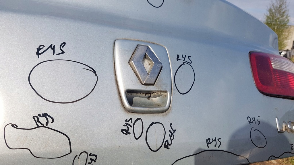 фото №9, Крышка багажника багажника renault laguna ii