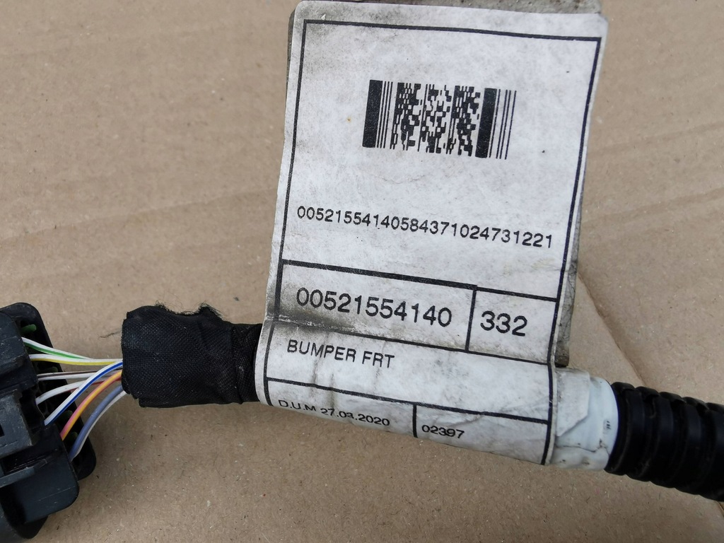 фото №7, Fiat 500e ii 20- джгут електропроводка бампера 6xpdc перед 00521554140