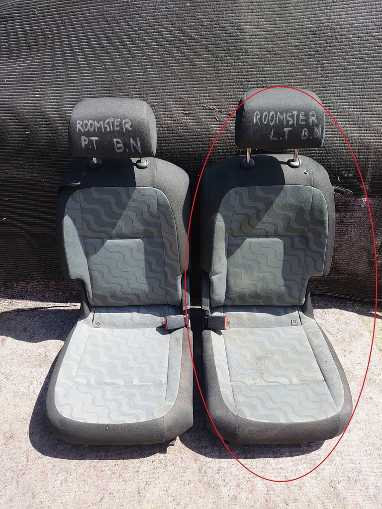 фото №1, Сиденье левый задняя задний drugi ряд skoda roomster 5j 06-15
