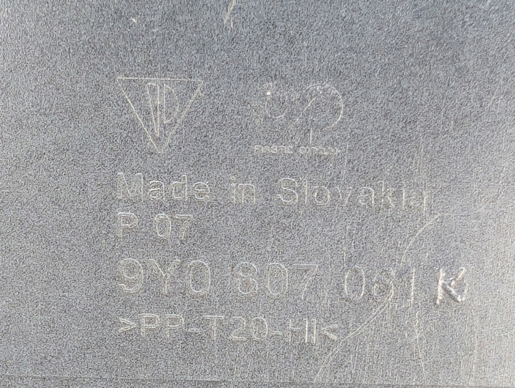 фото №11, Спойлер накладка бампер перед 9y0807061k porsche cayenne sport design 9y0