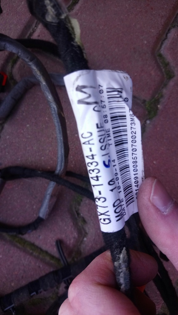 фото №3, Джгут кабелі стельовий jaguar xe люк