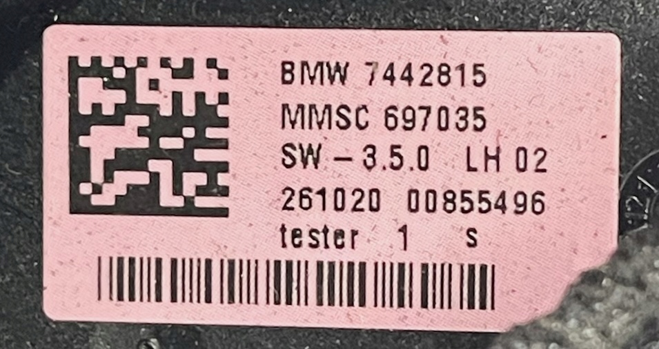 Купить Bmw x3 g01 x4 g02 m-pakiet зеркало наружное левое 5 pin