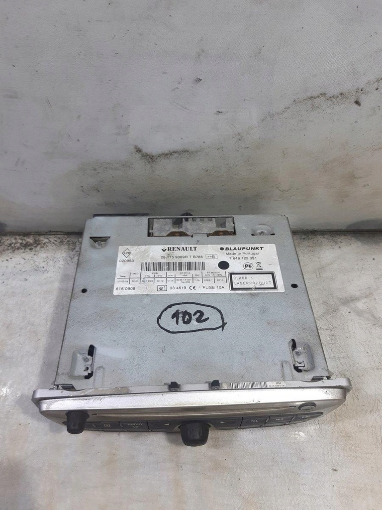 фото №2, Радиопроигрыватель renault megane iii 281159389r