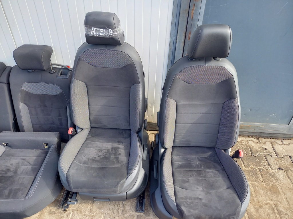 фото №5, Салон сиденья заднее сиденье обивка seat ateca alcantara