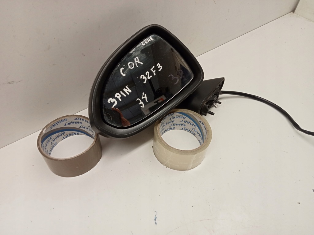 фото №7, Зеркало левая 3 pin opel corsa d 12r 3 дверь europa серебристый 020873