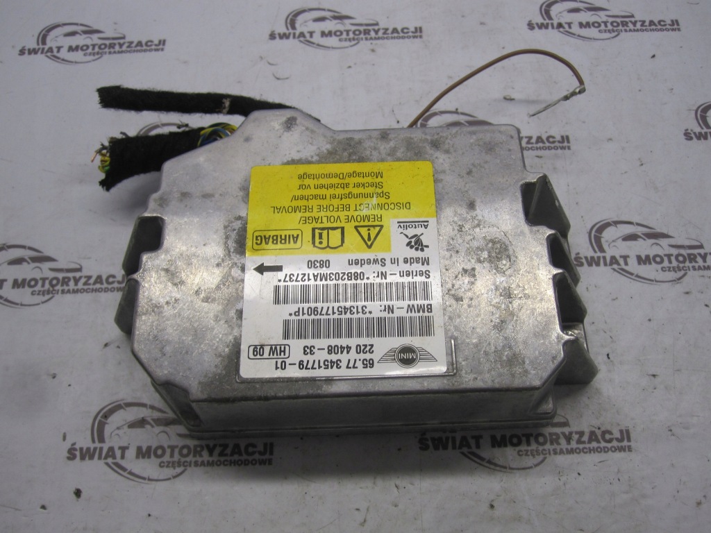 Купить Mini clubman i 08r модуль подушка безопасности 3451779
