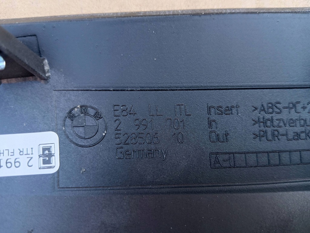 Bmw x1 e84 молдинг консолі решітка ґрати обдув 2991701 2991681 комплект Київ