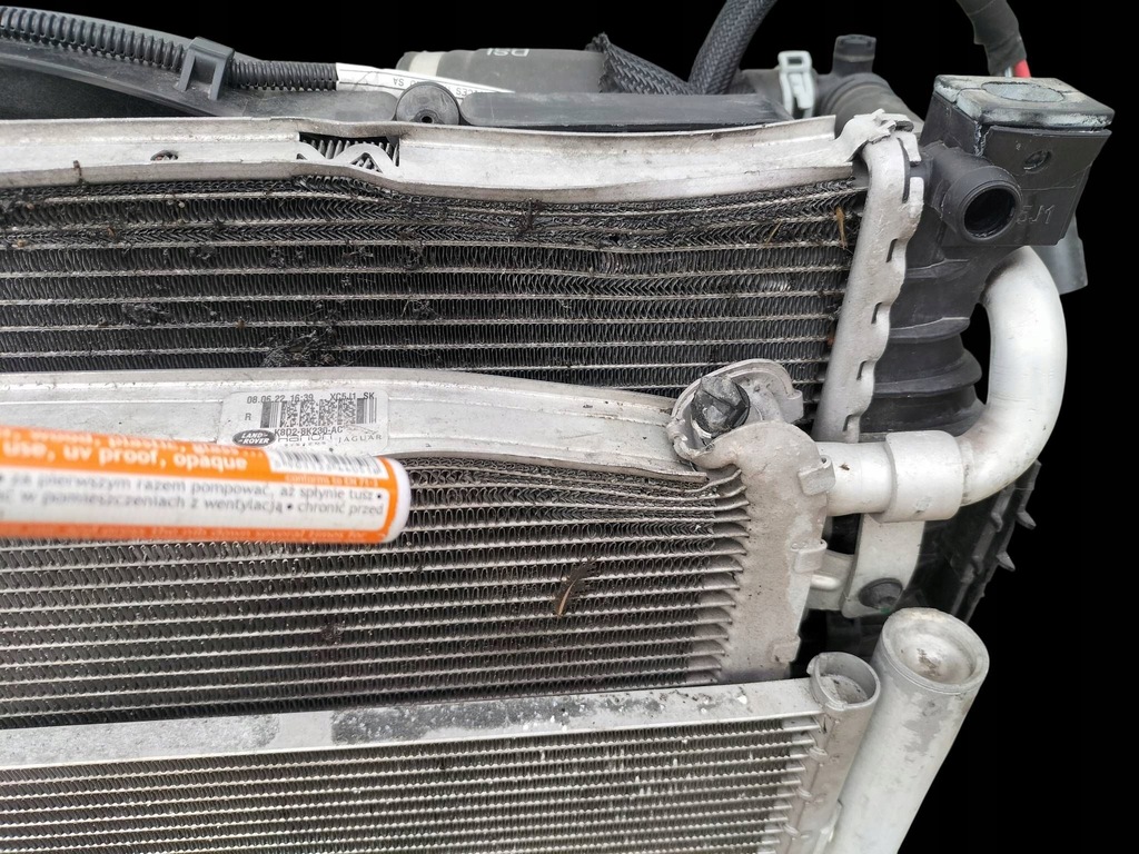 фото №9, Pas передний балка радиатор land rover evoque ii l551 2.0d 2022r. автоматическая коробка передач