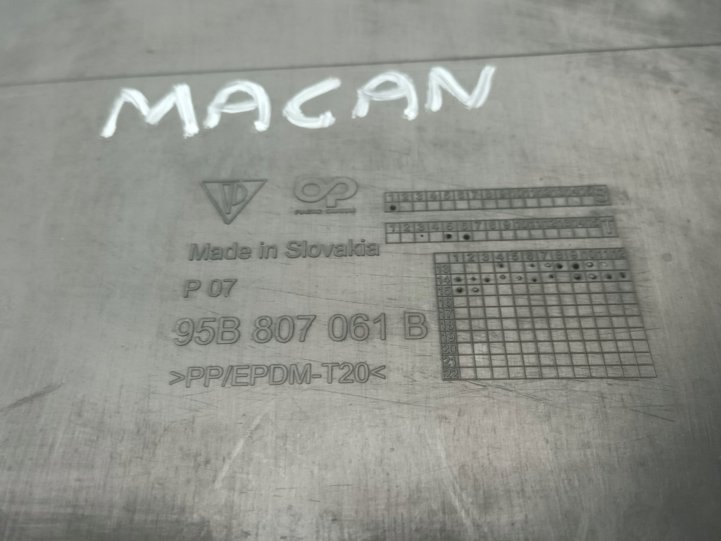 фото №9, Спойлер pod бампер передній porsche macan 95b накладка накладка-спойлер
