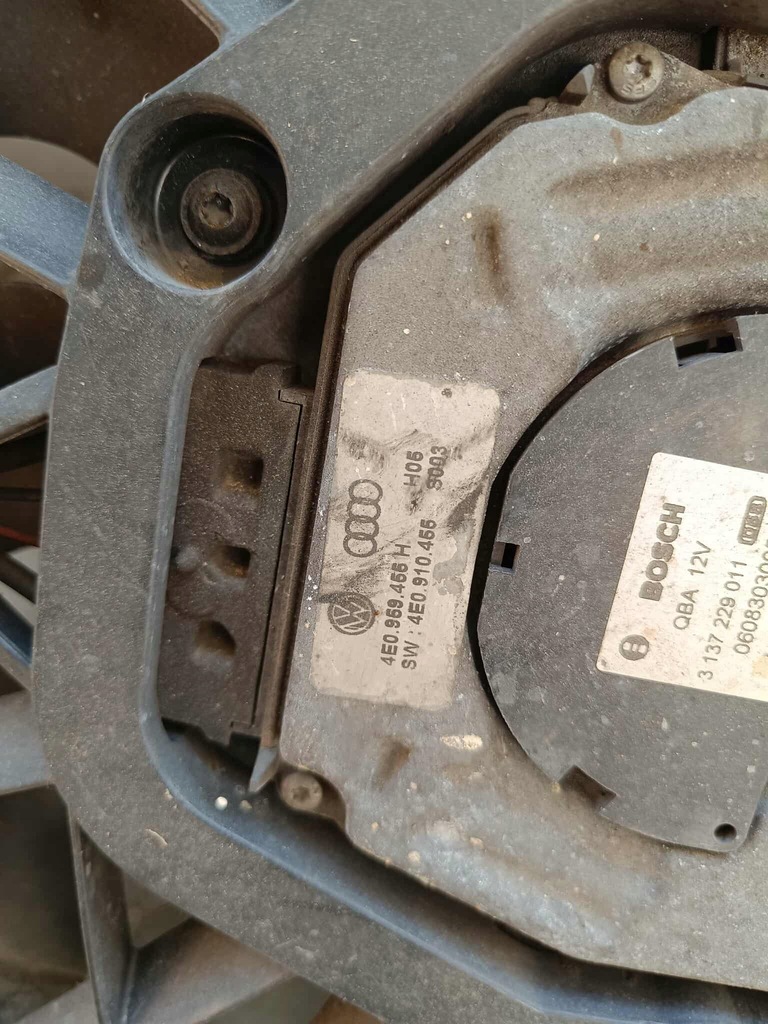 фото №9, Вентилятори вентилятор вентилятори радіатора audi a8 d3 4.2 tdi 4e0121205b