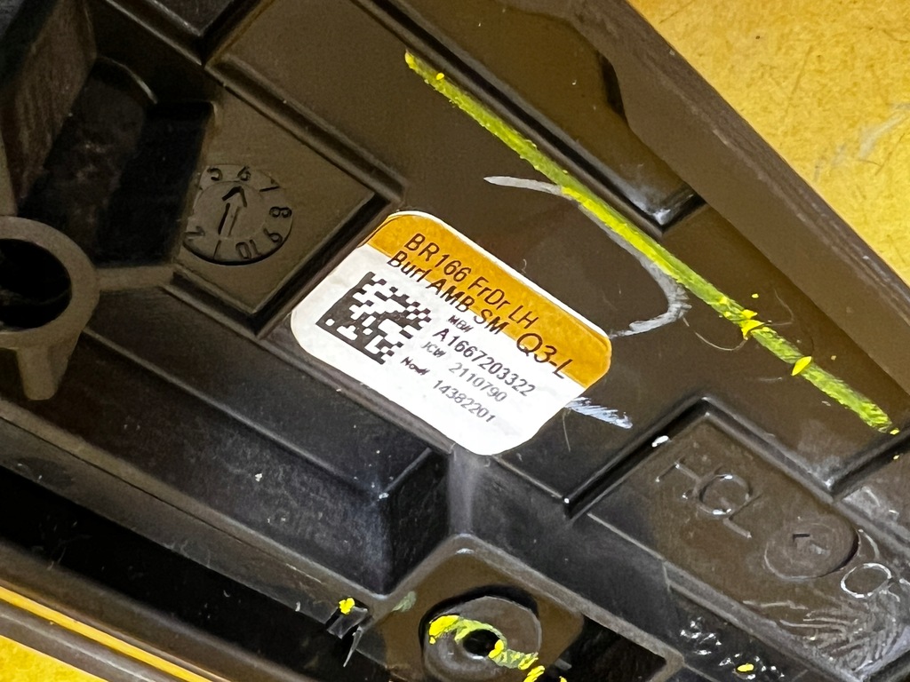 фото №8, Dekor захист молдинг двері drewno led перед лівий mercedes gl x166