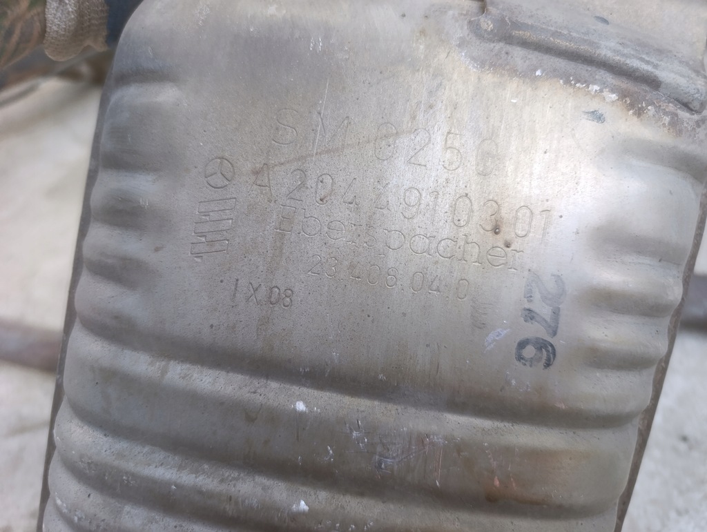 фото №5, Гасник вихлоп середній mercedes w204 1.8 a2044910301