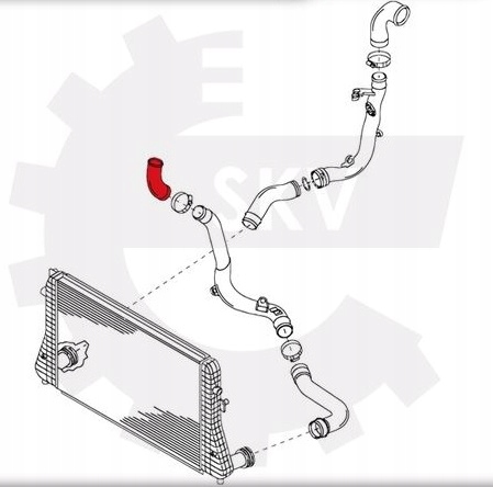 фото №3, Шланг труба турбіни vw jetta iii scirocco 1.4tsi