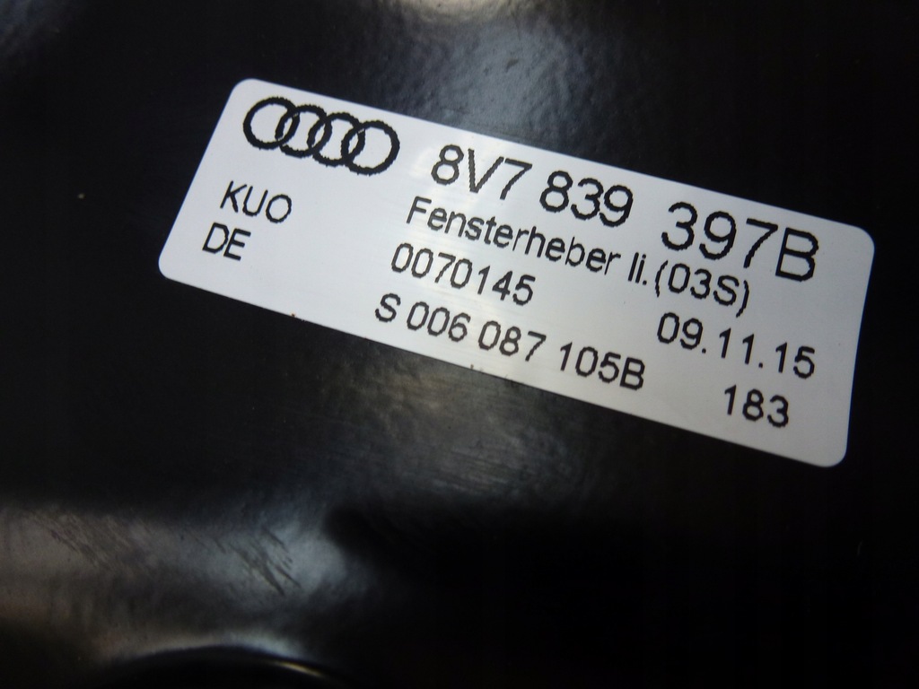 фото №6, Стекло кузовная левая audi a3 8v 8v7839397b