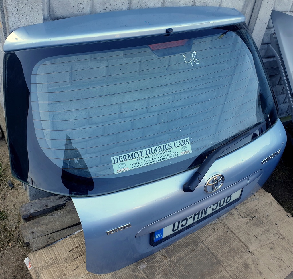 фото №4, Крышка багажника toyota corolla ix e12 02-07 3d 5d hb lift