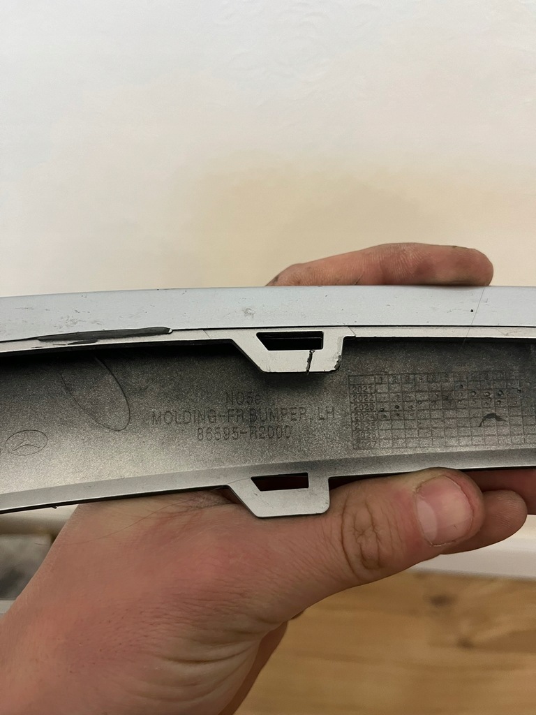 фото №7, Kia sportage v 2021- молдинг спойлер бампера левый перед 86595-r2000