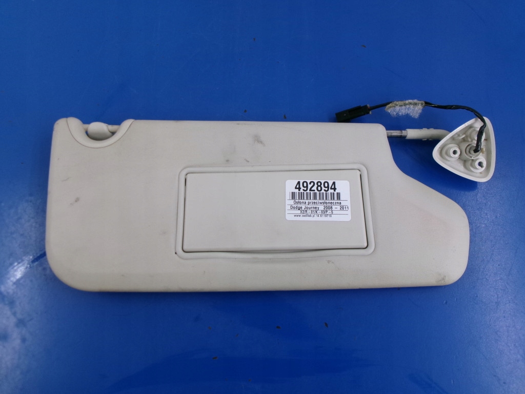фото №1, Dodge journey 2008r козирок захист сонцезахисна права