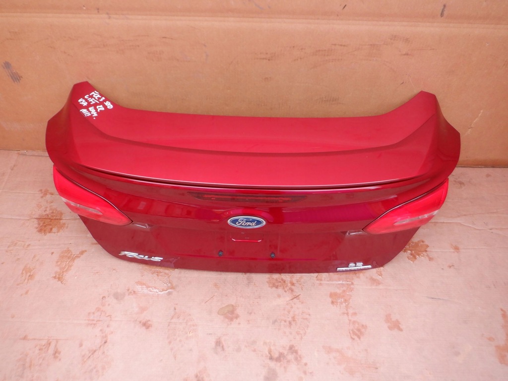 фото №6, Крышка багажника ford focus mk3 lift sedan usa rubby red
