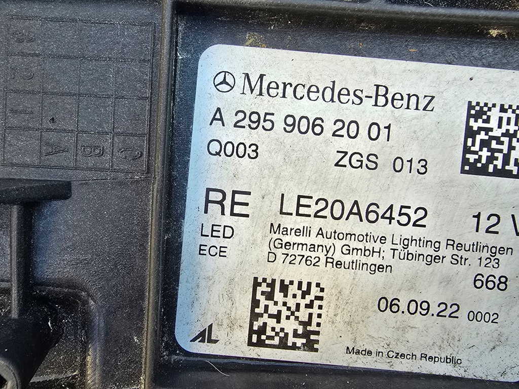 фото №13, Mercedes eqe w295 full led лампы передние