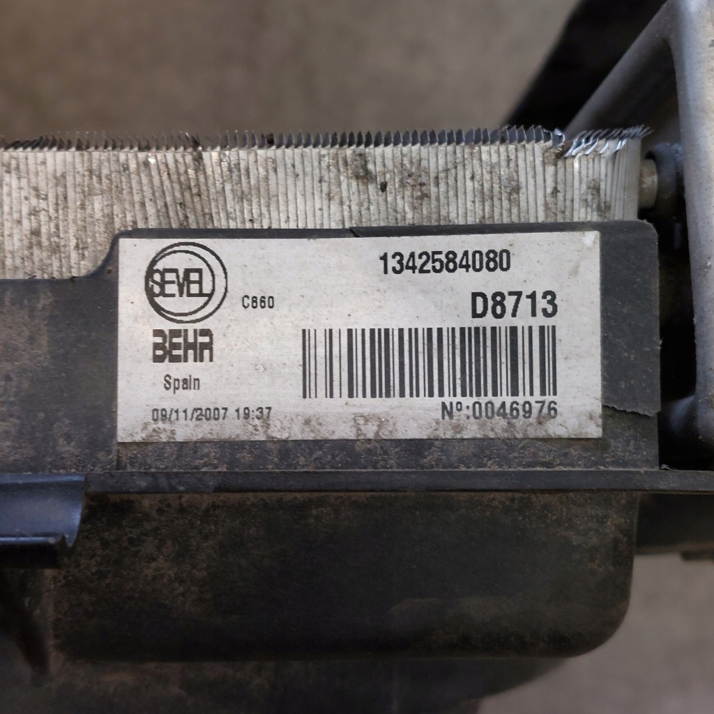 Fiat ducato 3 3 радіатор води вентилятор 1342584080 8mk376745 behr Зі Шроту