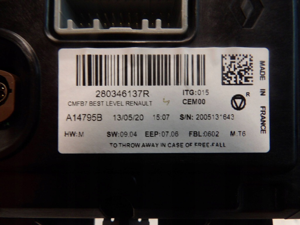 фото №4, Дисплей renault clio v 280346137r